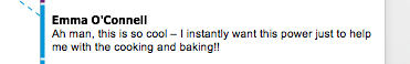 Editing feedback with Emma