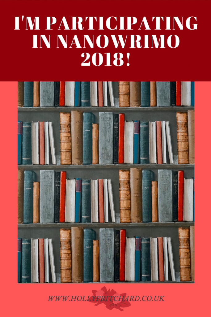 Im Participating In NaNoWriMo 2018 - Pinterest Pin