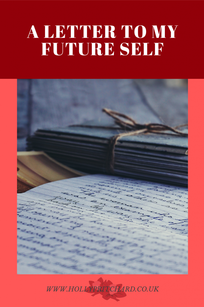 A Letter To My Future Self - Pinterest Pin