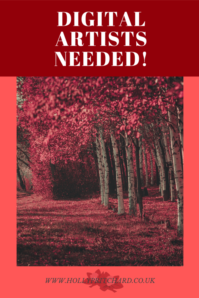 Digital Artist Needed Pin